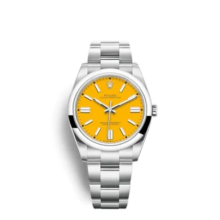 OYSTER PERPETUAL 124300 Series（Yellow）